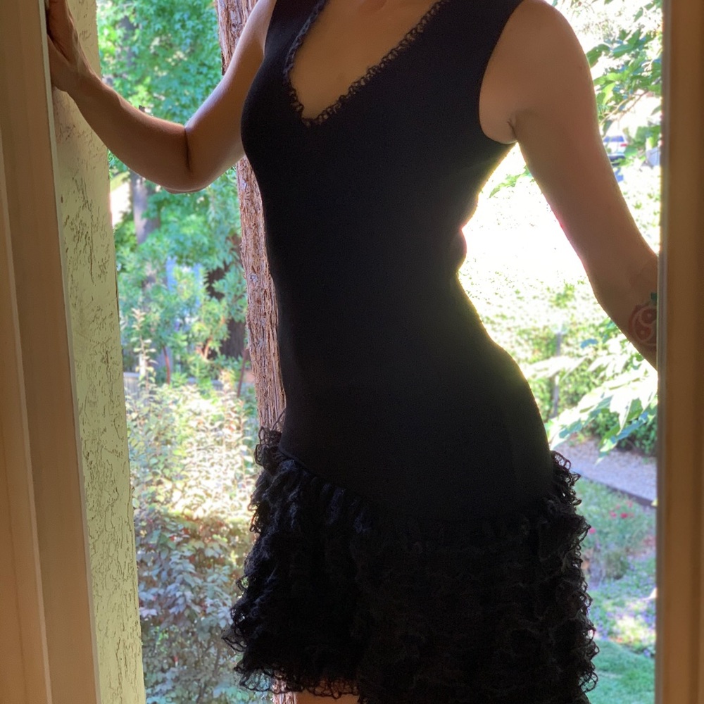Alexander McQUEEN Ruffle Mini Dress - Picture 2 of 10